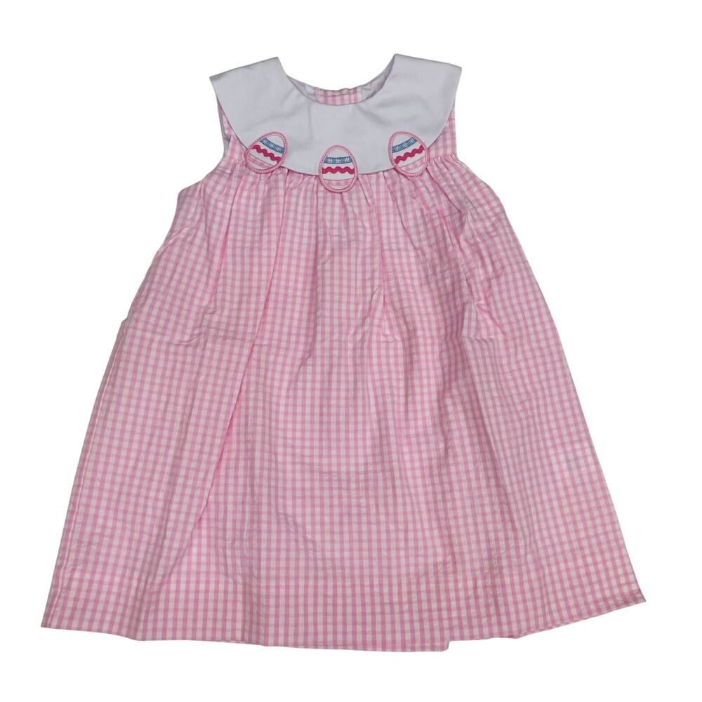 NWT Little English 4T Easter Egg Bib Dress
